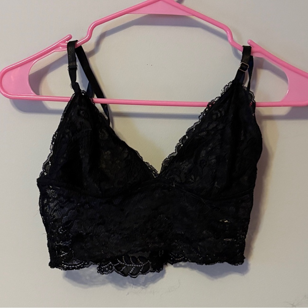 SHEIN Black Lace Bralette